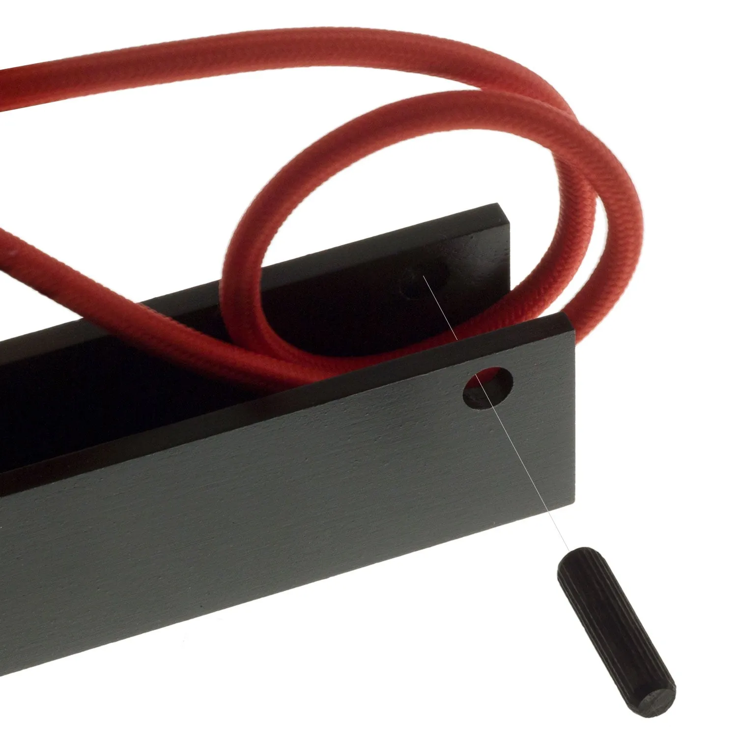 Creative Cables Pinocchio supporto parete nero legno