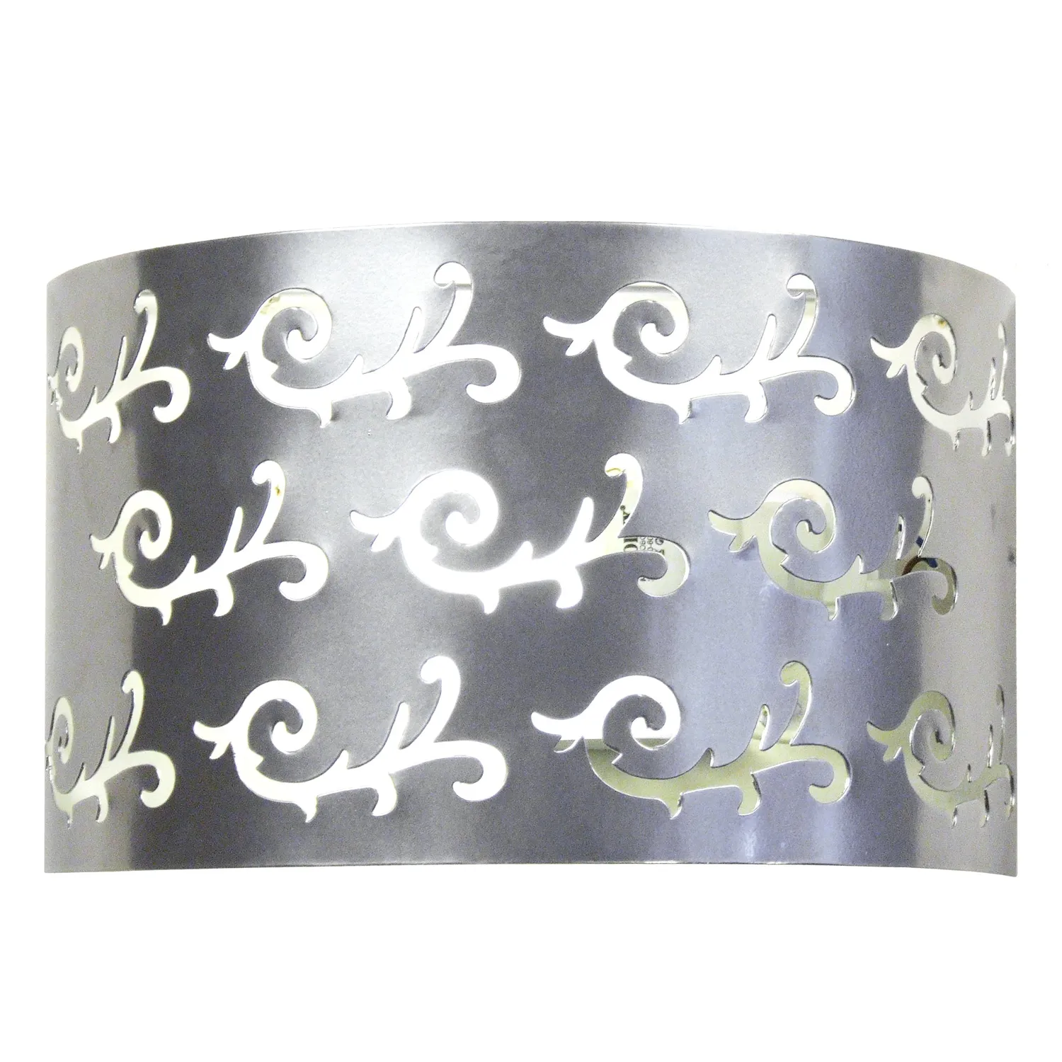 Tosel Lys applique parete metallo nero su giu