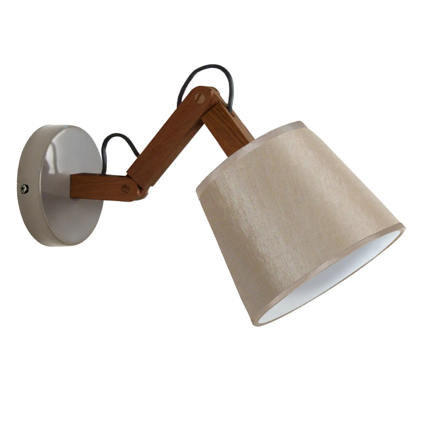 Tosel Freki applique legno naturale snodata 45x16 cm