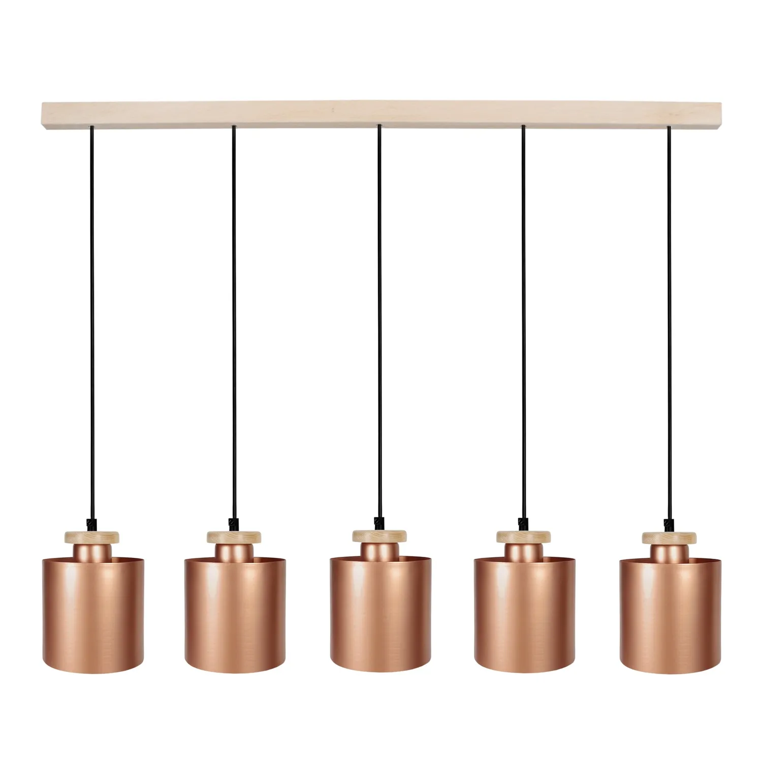 Tosel Uzibuze Lampadario 90x90 cm 5 Luci Avorio