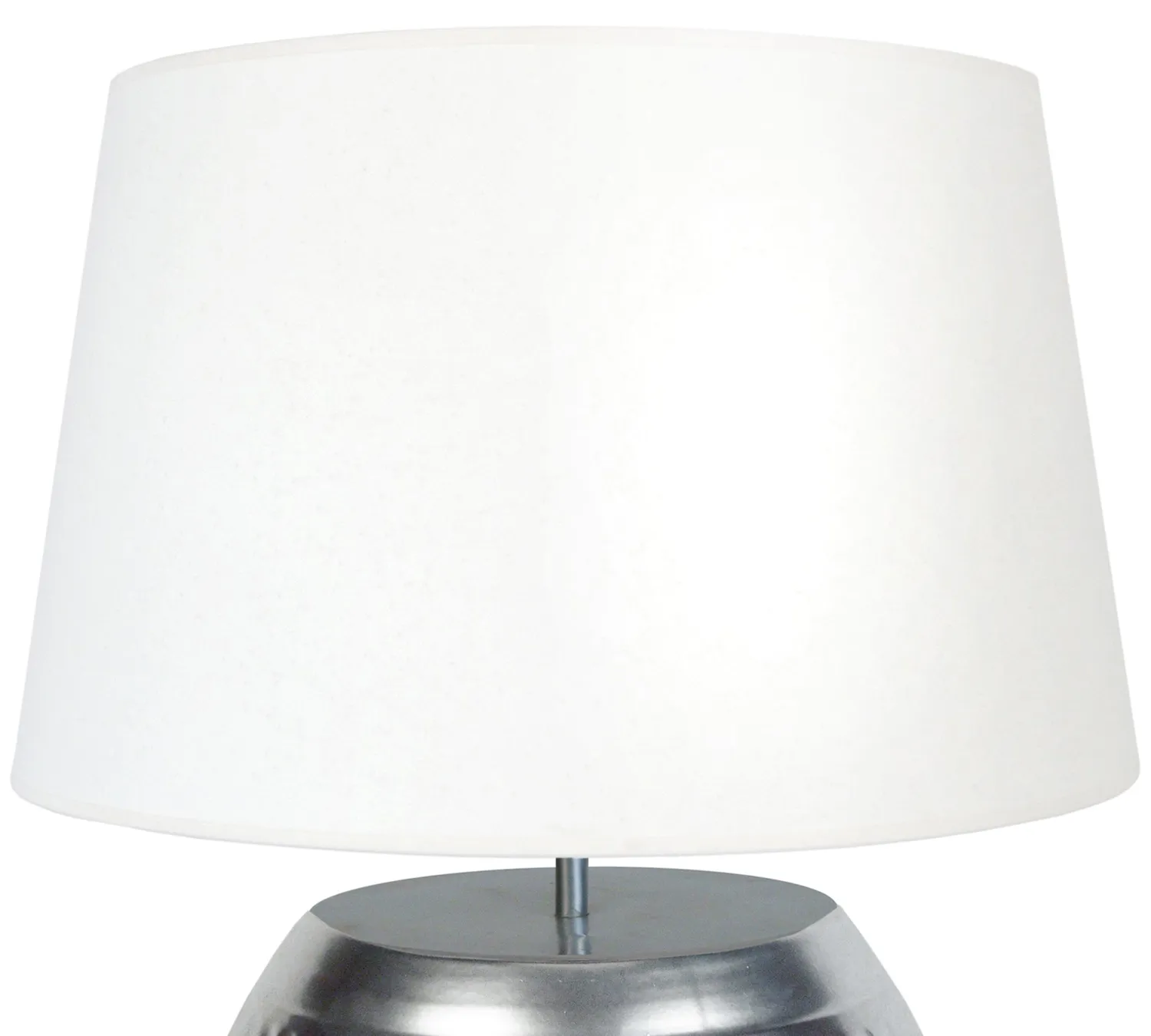 Tosel Mumbai lampada tavolo cromo ecrù 50x60 sfera