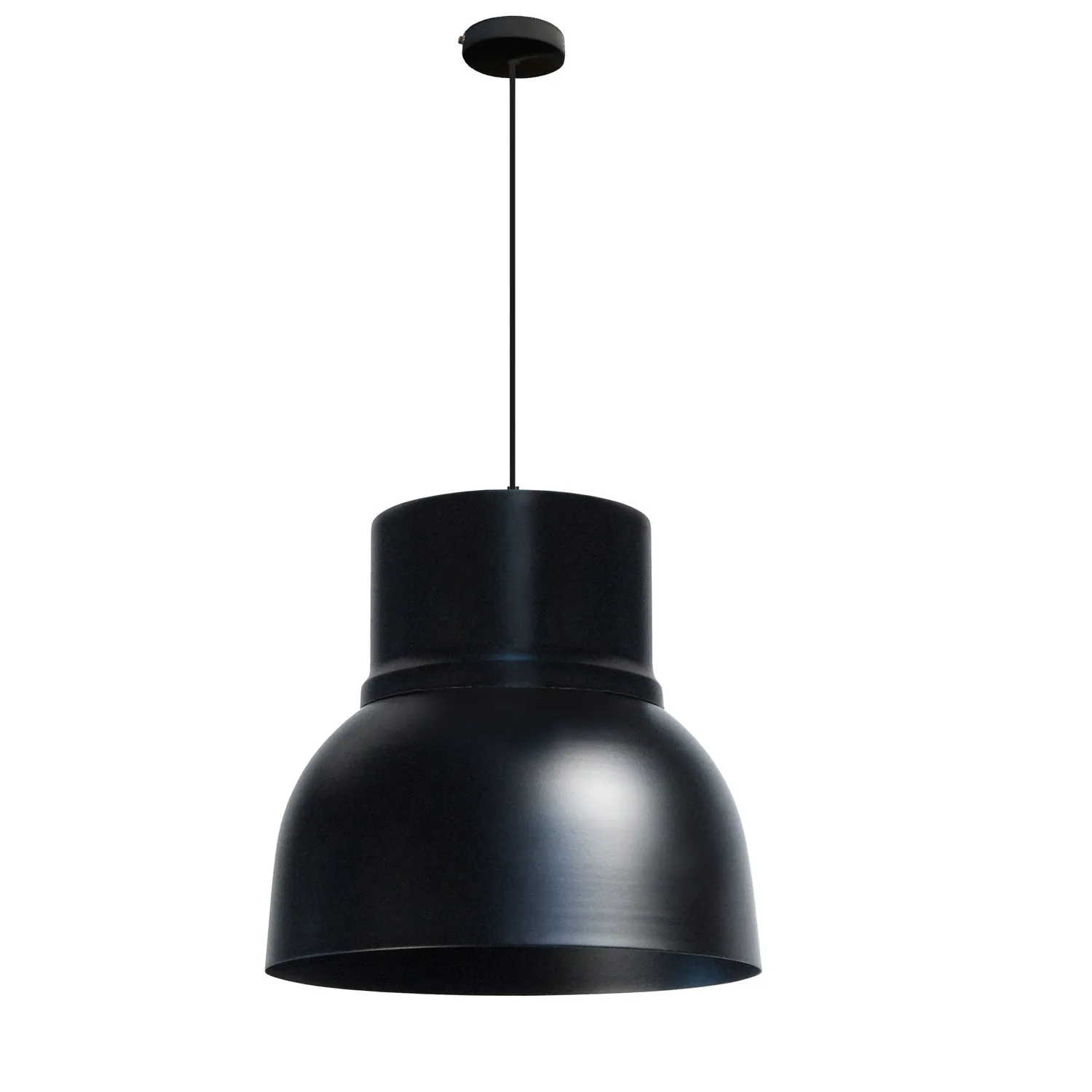 Tosel Cloche sospensione 25x100cm bianca cupola E27