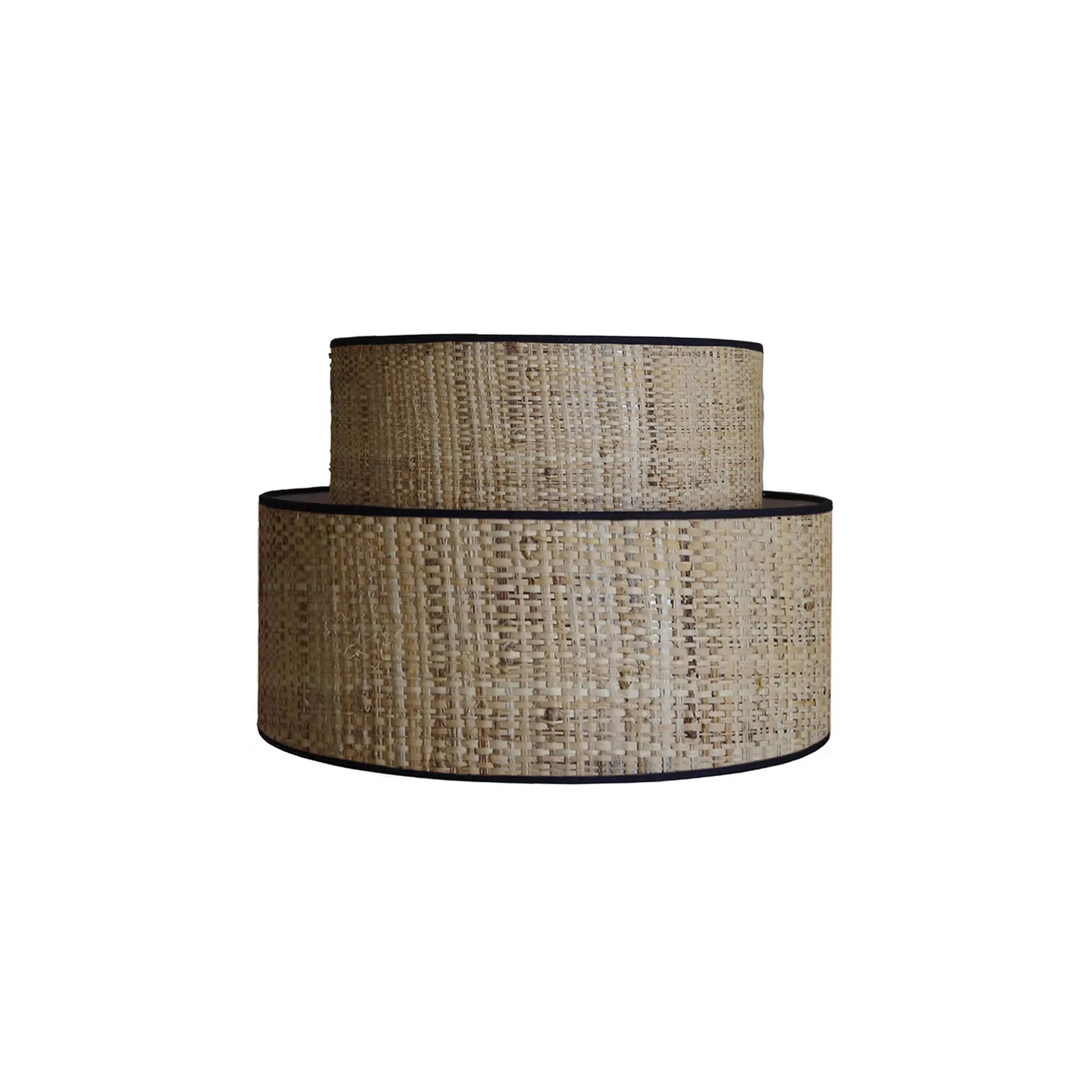 Tosel Luana 50 paralume tessuto naturale 50x27 cm
