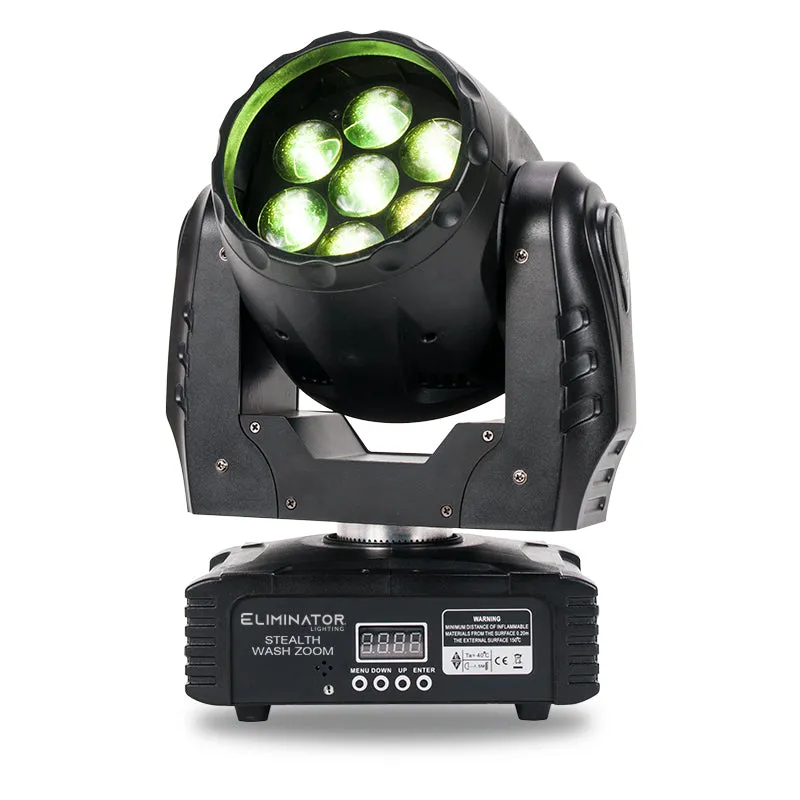 American DJ Stealth Wash Zoom Testa Mobile Wash LED