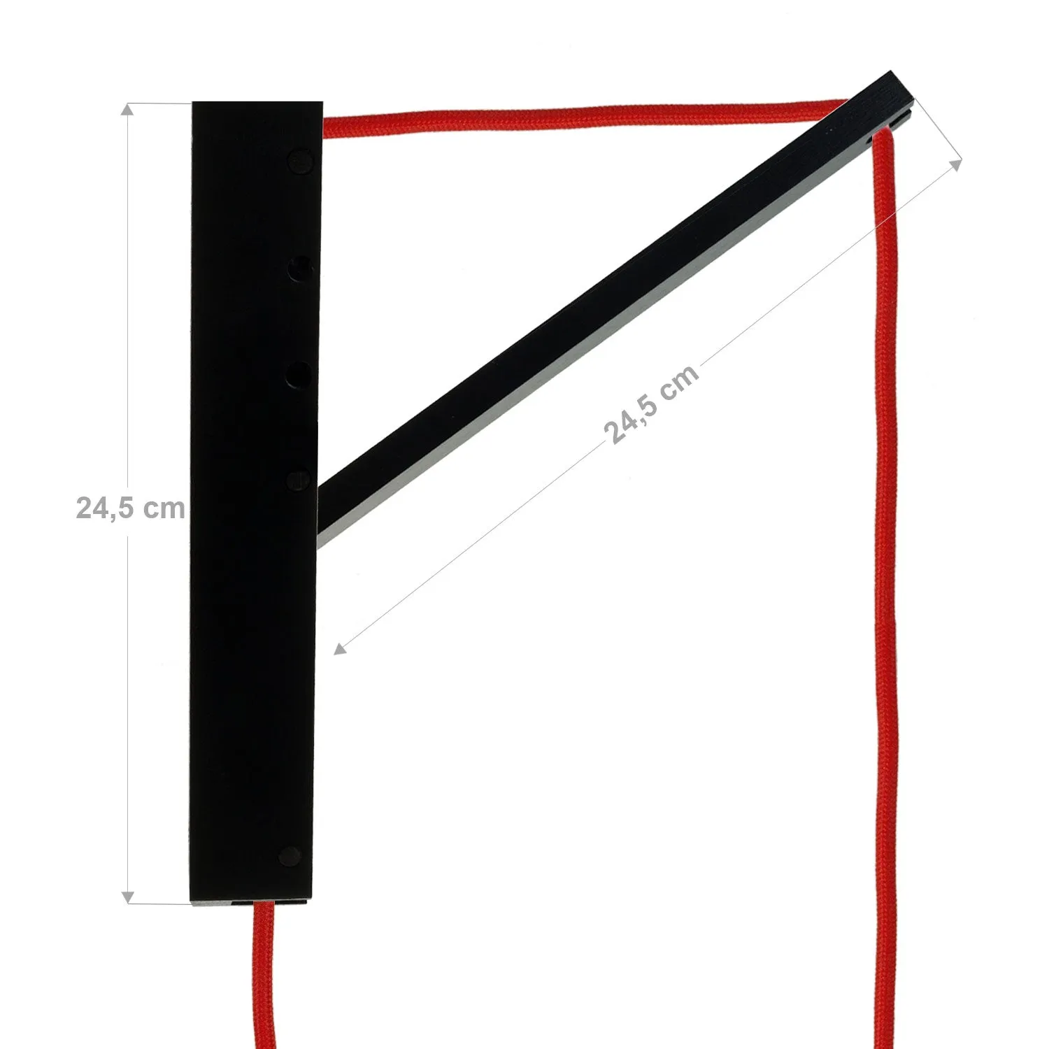 Creative Cables Pinocchio supporto parete nero legno