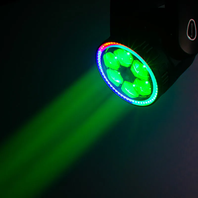 American DJ Stryker Max testa mobile LED fascio wash effetti