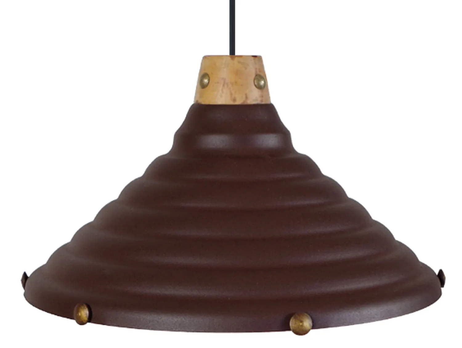 Tosel Tacks sospensione cupola marrone metallo