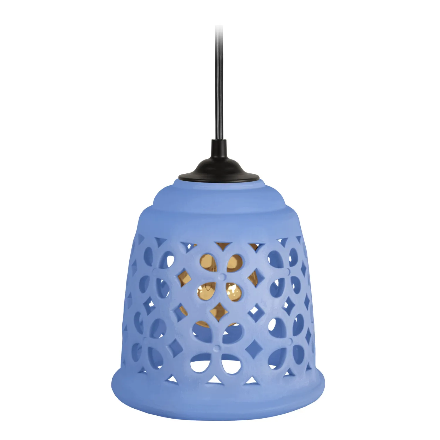 Tosel Loulé sospensione ceramica rossa 15,5 cm