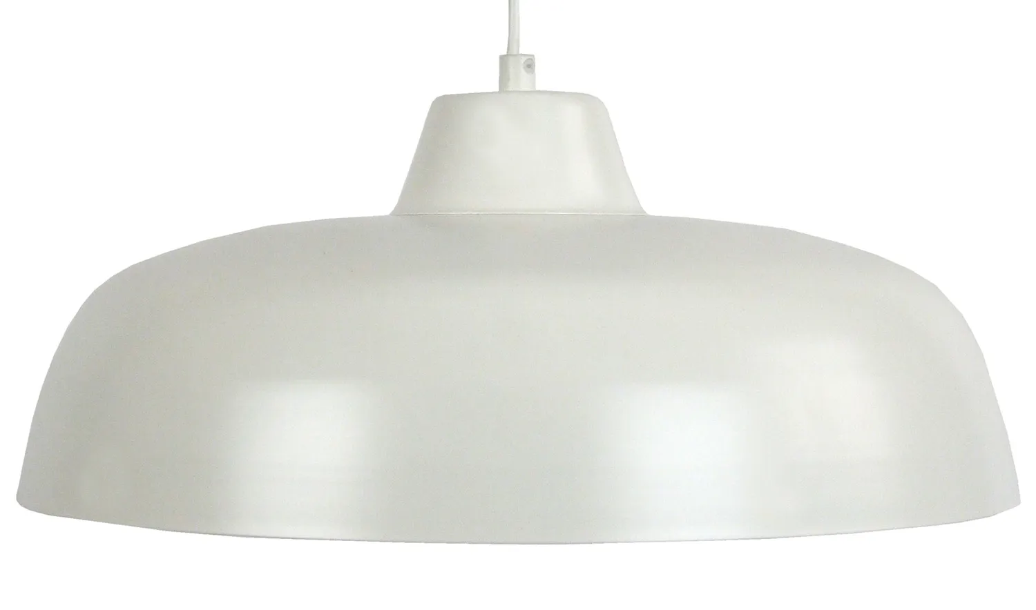 Tosel TROG sospensione cupola bianca 30x100 cm metallo