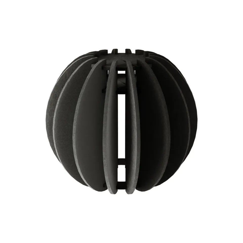 Creative Cables Lampshhade paralume ellittico nero fonoassorbente
