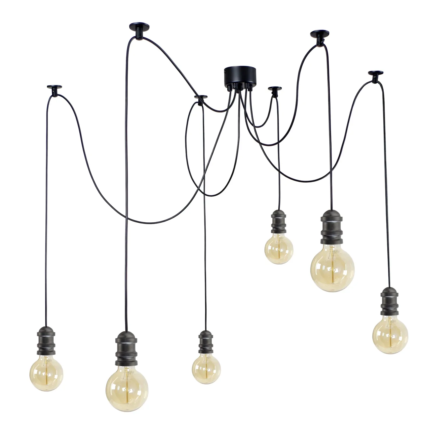 Tosel Norwich lampadario grappolo bronzo 6 luci E27
