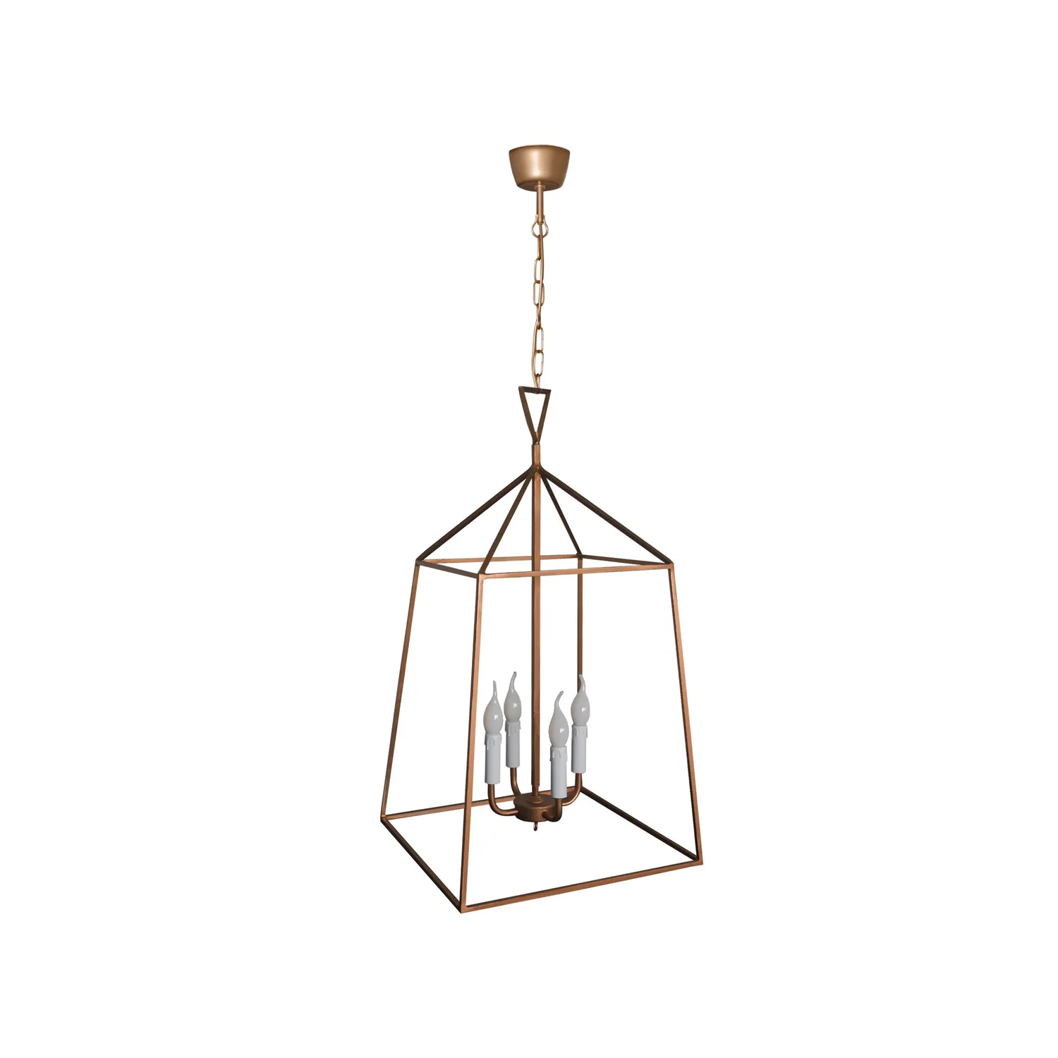 Tosel Linz lampada a sospensione metallo 43 cm oro