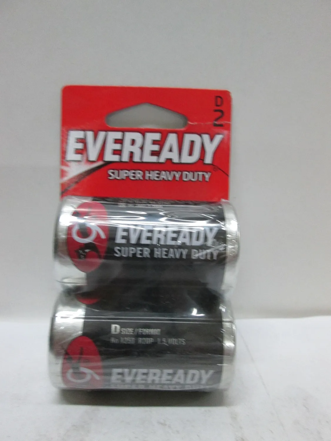 Eveready Super Heavy Duty Pile D 1,5V Confezione 2 Pezzi