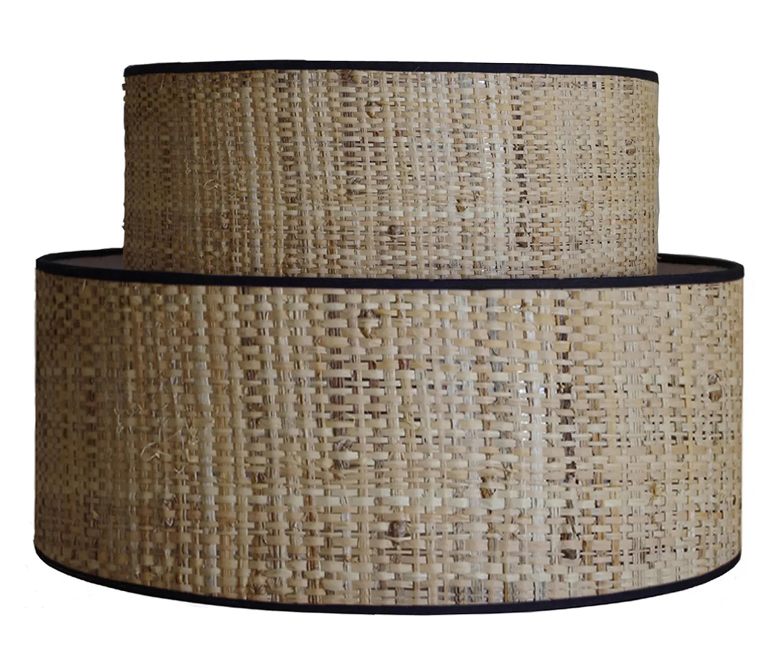 Tosel Luana 50 paralume tessuto naturale 50x27 cm