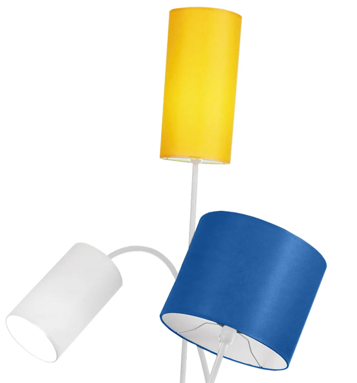 Tosel MIDI piantana marrone 45x170 cm 3 luci tessuto