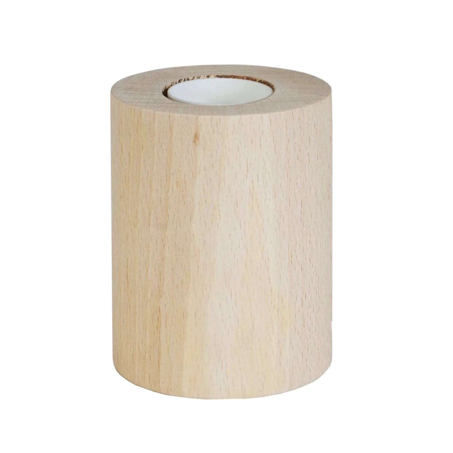 Tosel CYLINDRE piede lampada legno naturale D8 cm E27