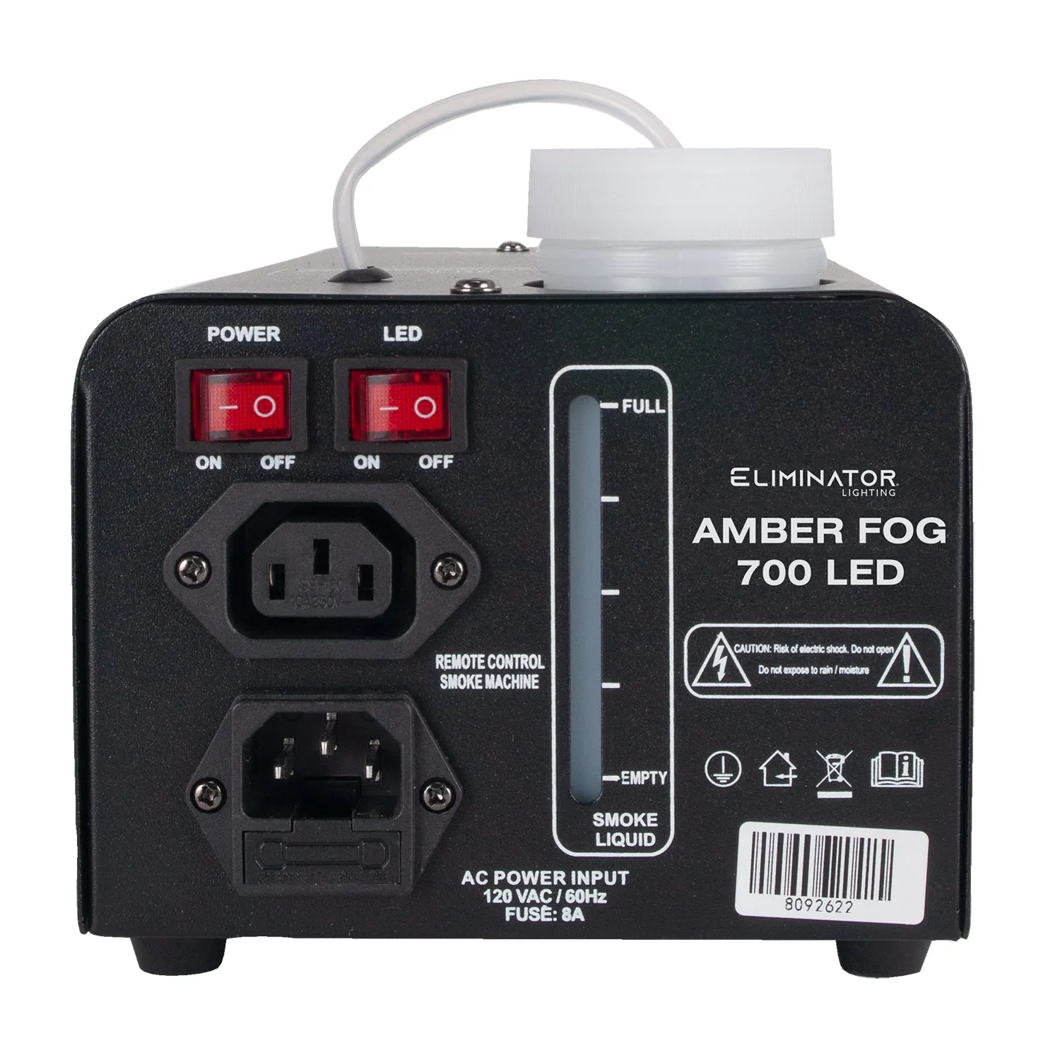 American DJ Amber Fog 700 LED macchina del fumo effetto fiamma