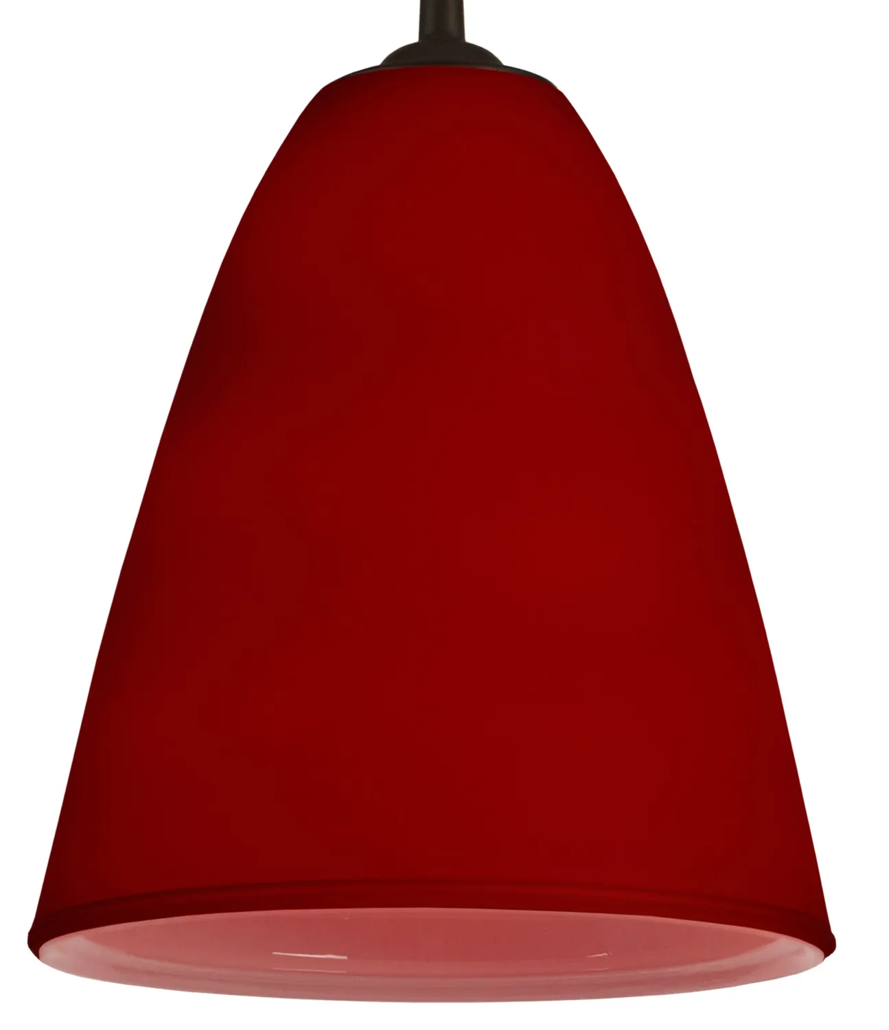 Tosel Balle Verre sospensione bianca 15 cm conica
