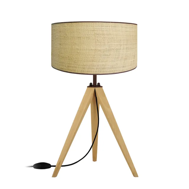 Tosel Calicut lampada tavolo treppiede 30x51