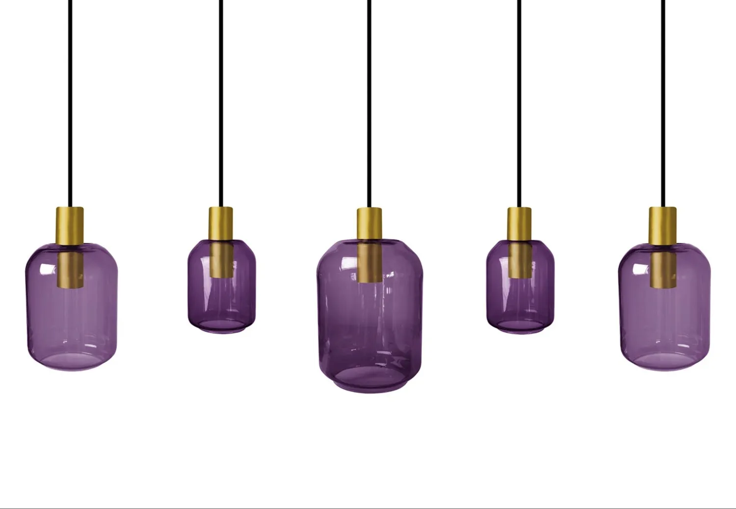 Tosel Svalbard Small Lampadario Barra Oro 100x60 cm