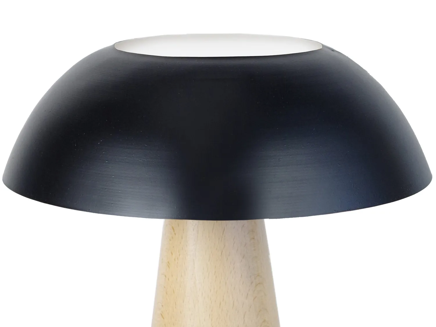 Tosel Star Trek lampada tavolo legno nero 30x35 cm