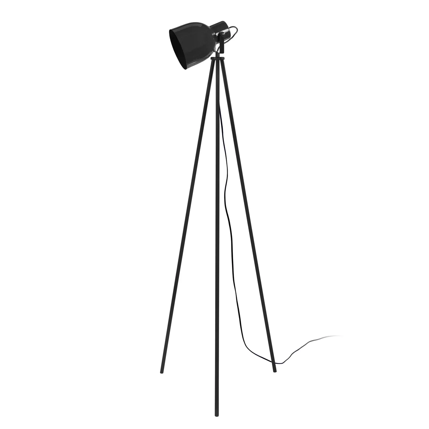 Tosel Carlson piantana treppiede avorio 155cm E27 metallo