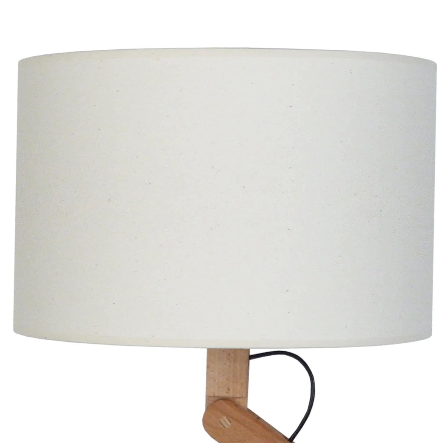 Tosel Geri lampada da tavolo naturale ecrù legno