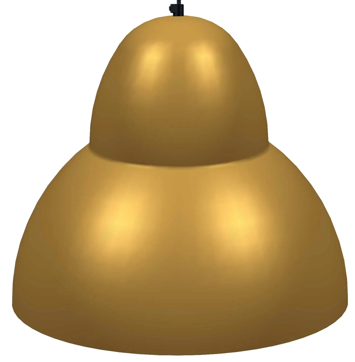 Tosel Quetzal sospensione alluminio 25x100 cm cupola