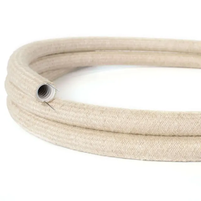 Creative Cables Creative-Tube RN01 tubo lino naturale 20 mm al metro