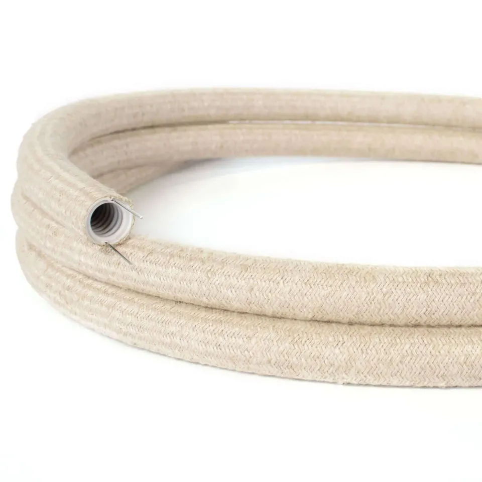 Creative Cables Creative-Tube RN01 tubo lino naturale 20 mm al metro
