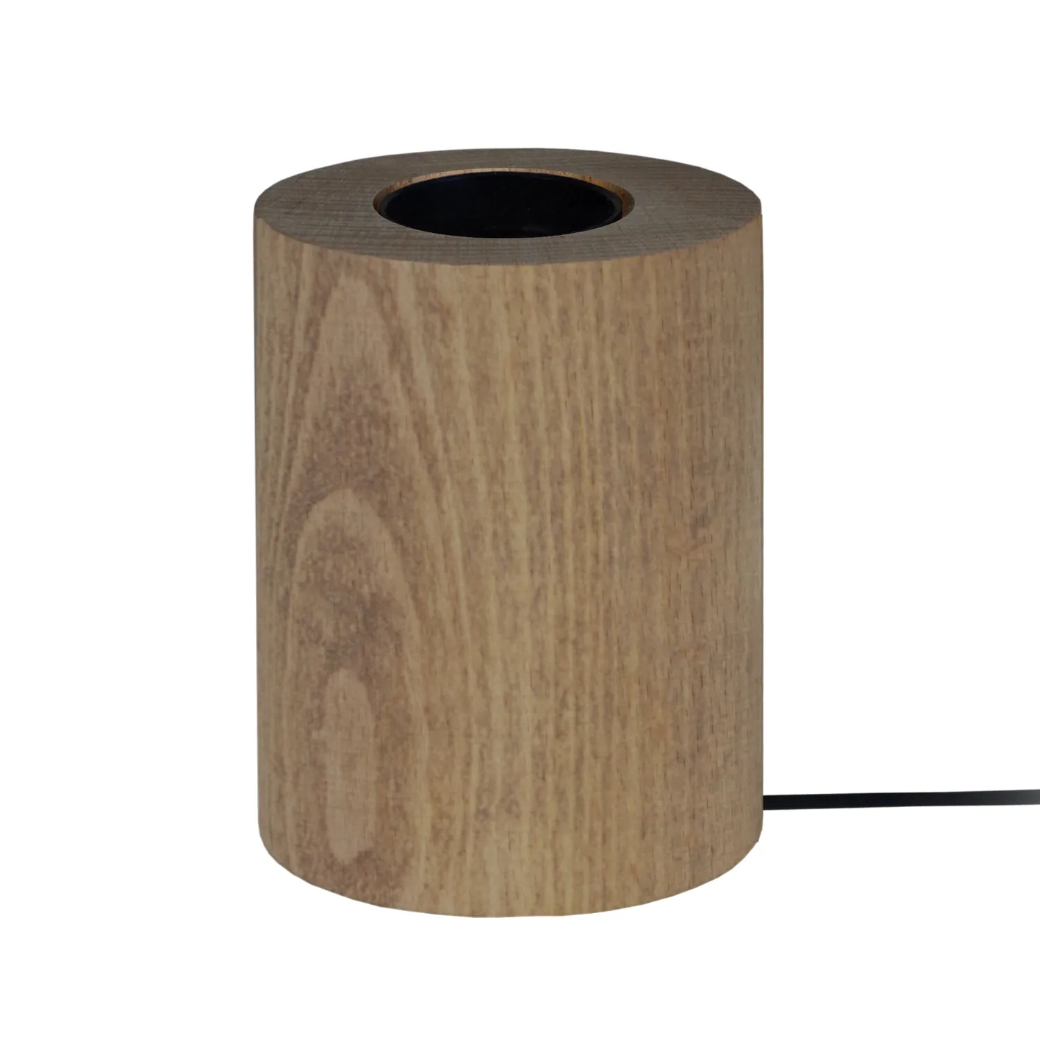 Tosel CYLINDRE piede lampada legno naturale D8 cm E27
