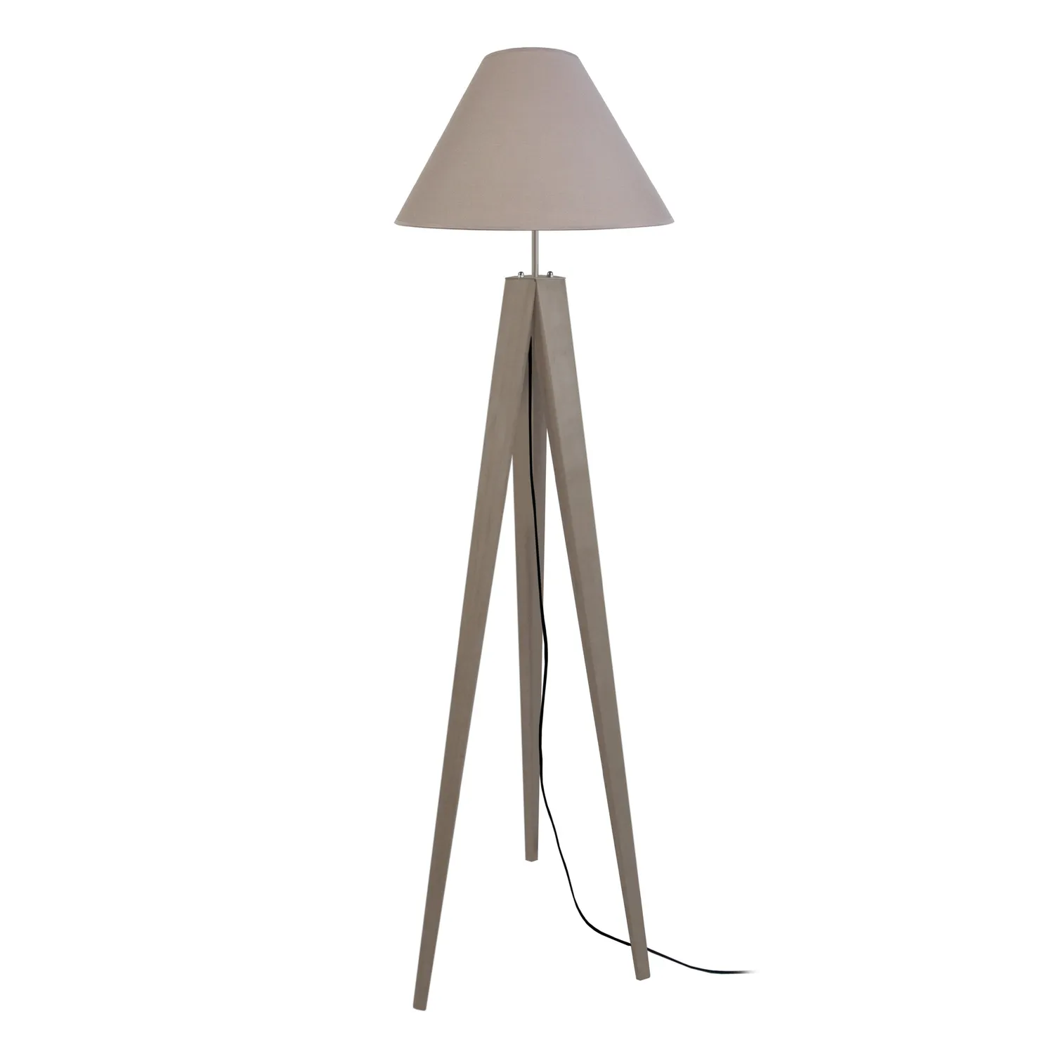 Tosel Idun piantana treppiede 40x155cm naturale ecru