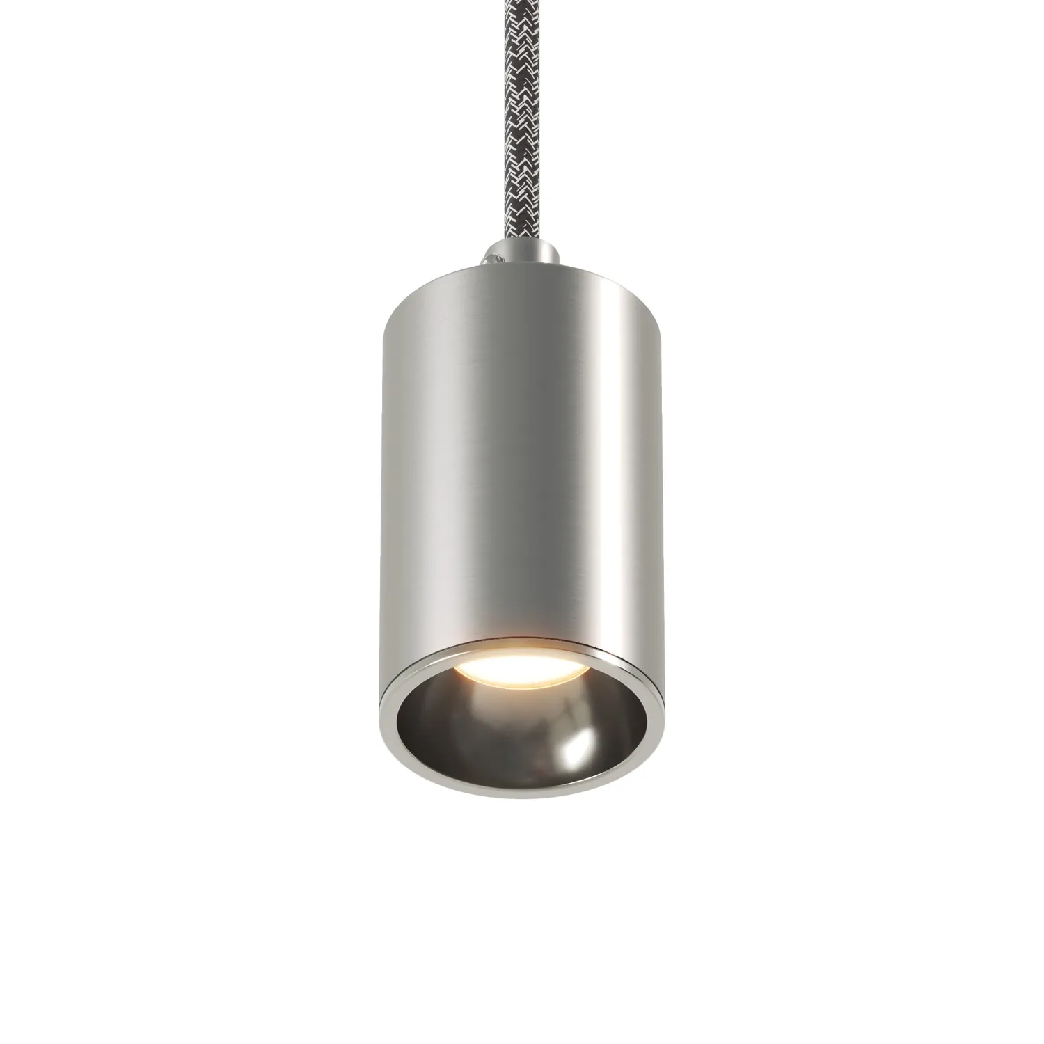 Creative Cables Bispot faretto GU10 LED titanio satinato 8W