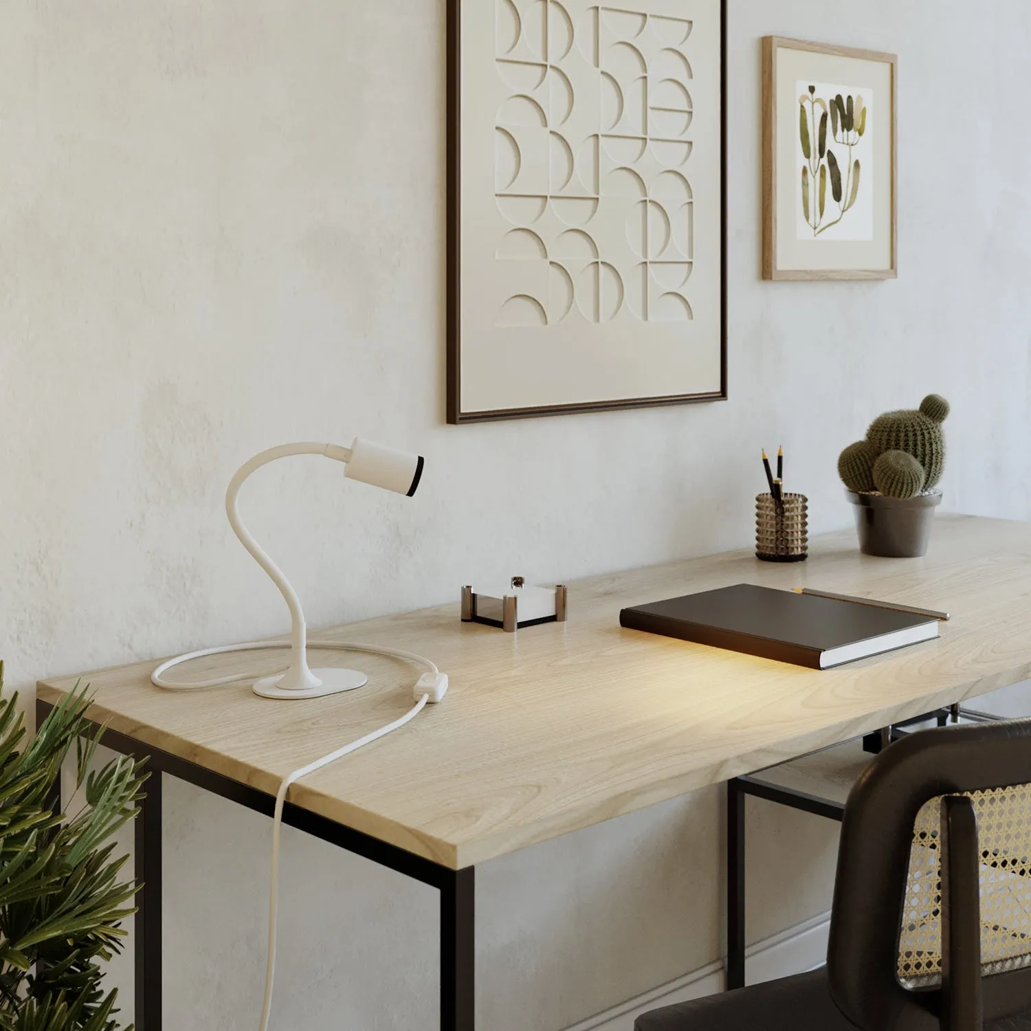 Creative Cables MAG-Y Base Ovale Metallo Bianco Opaco