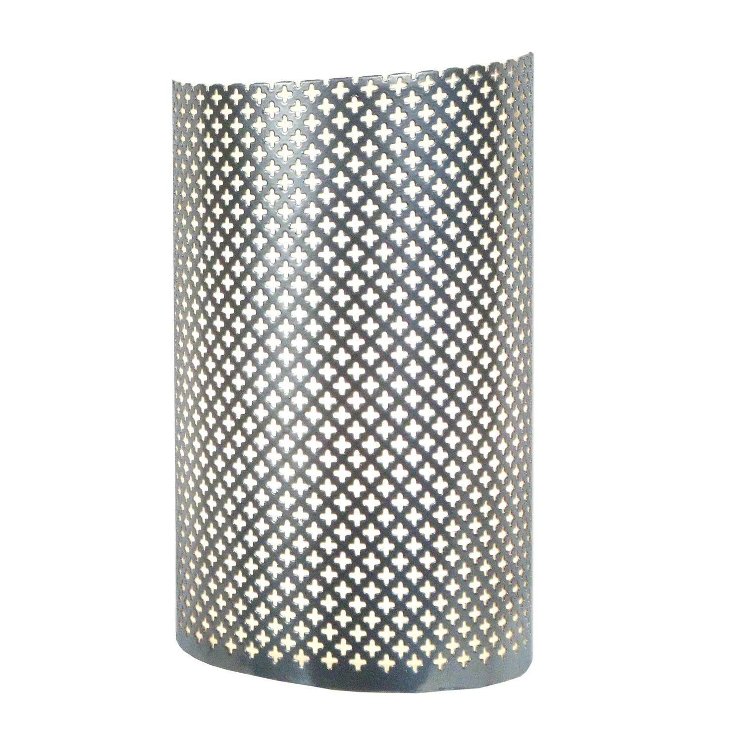 Tosel Stockholm applique metallo 12x20cm bianco E27