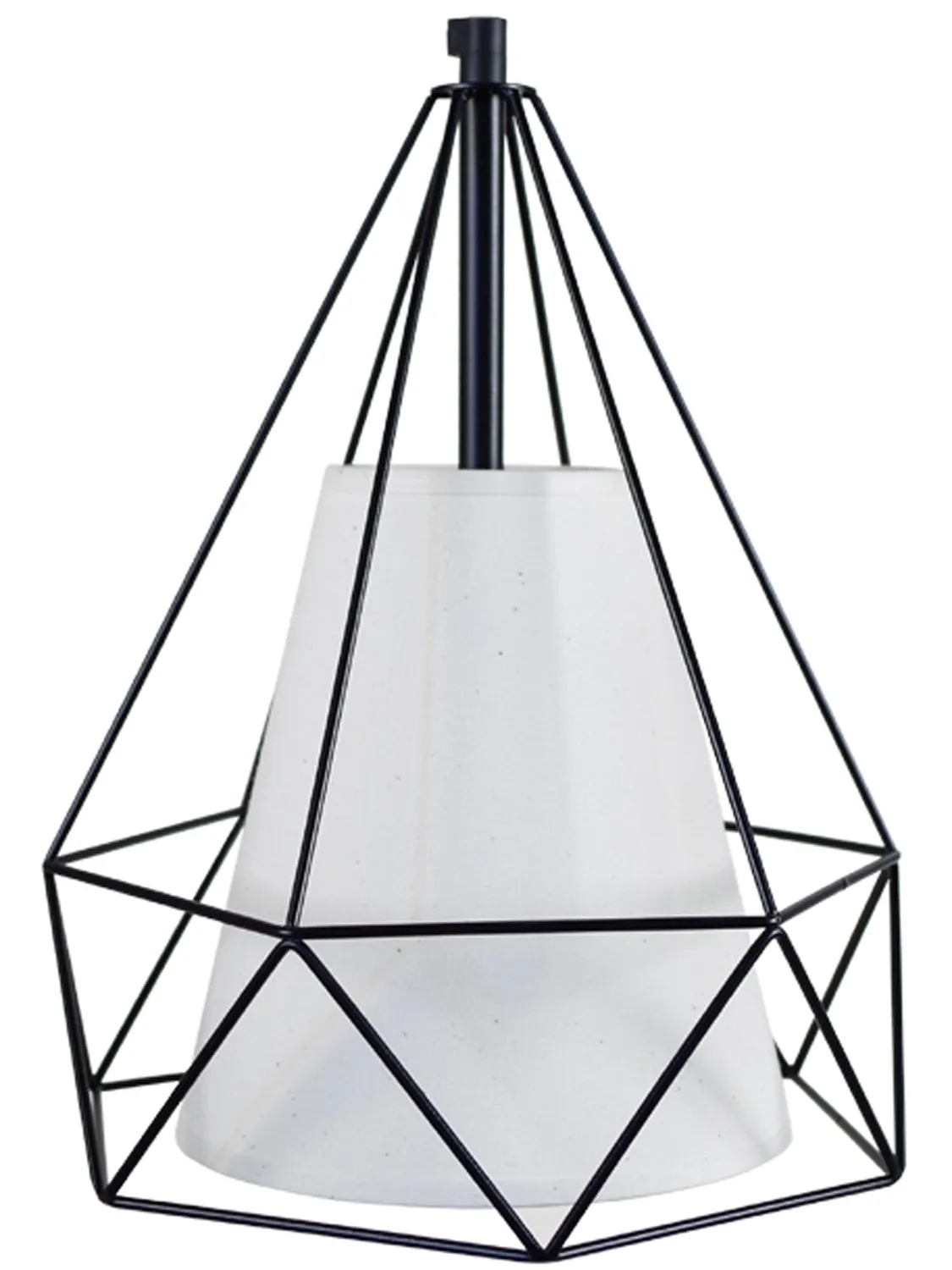 Tosel Gallipoli lampadario barra nero bianco 3 luci E14