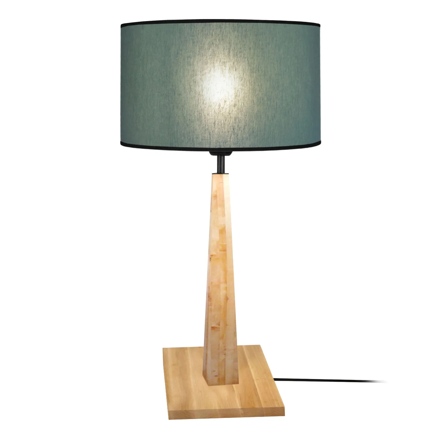 Tosel Thor B lampada tavolo legno naturale 30x57cm E27