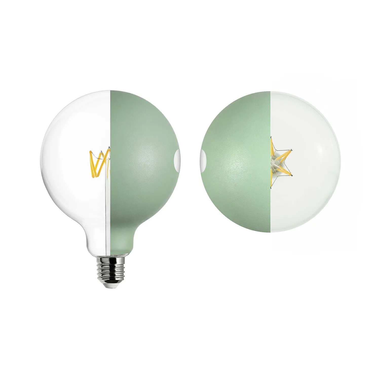 Creative Cables Talia G125 lampadina LED verde E27 dimmerabile
