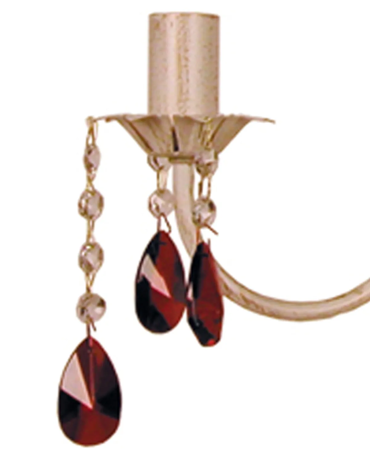 Tosel Pampilles lampadario 3 luci marrone 44 cm E14