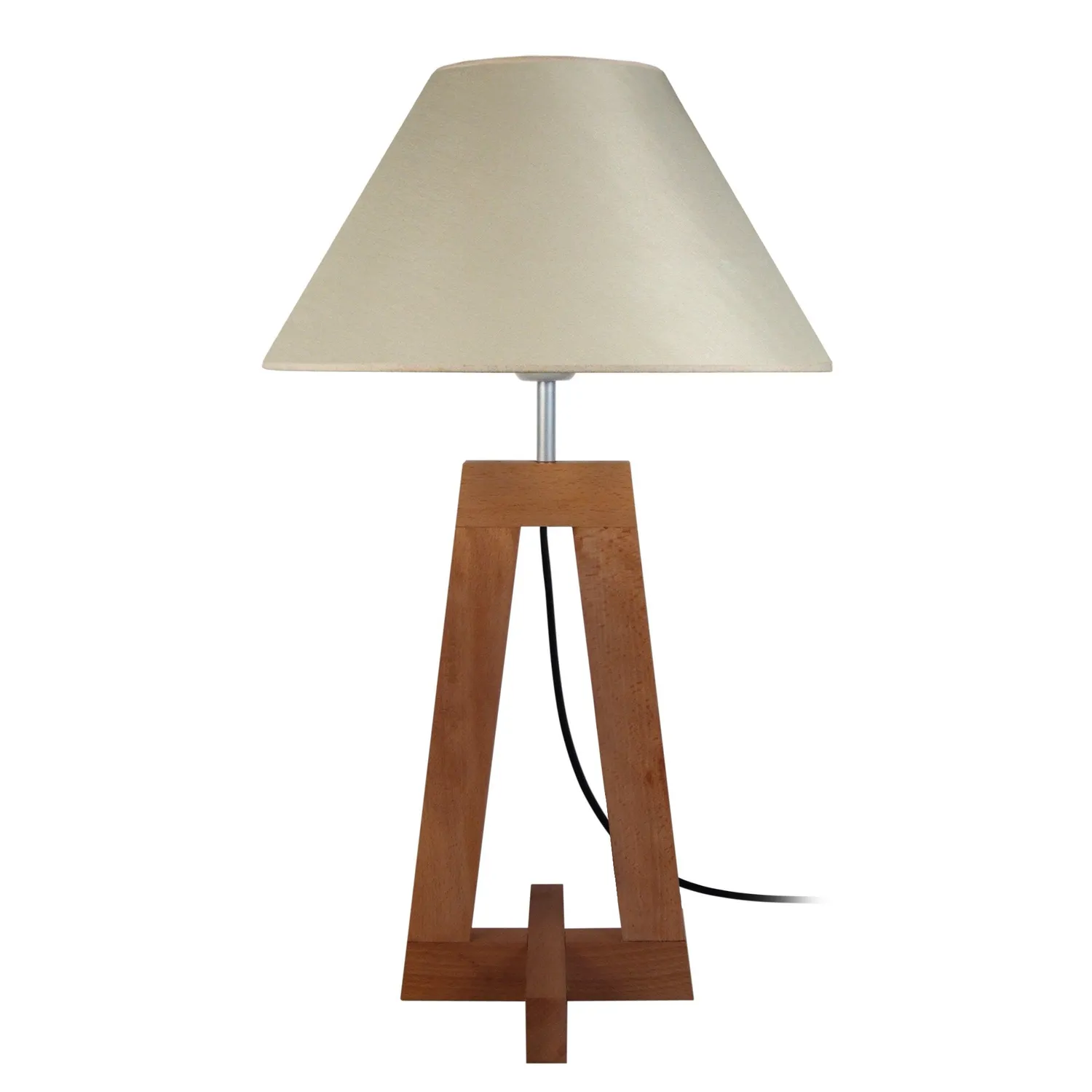 Tosel Vili lampada da tavolo naturale ecrù 35x56cm