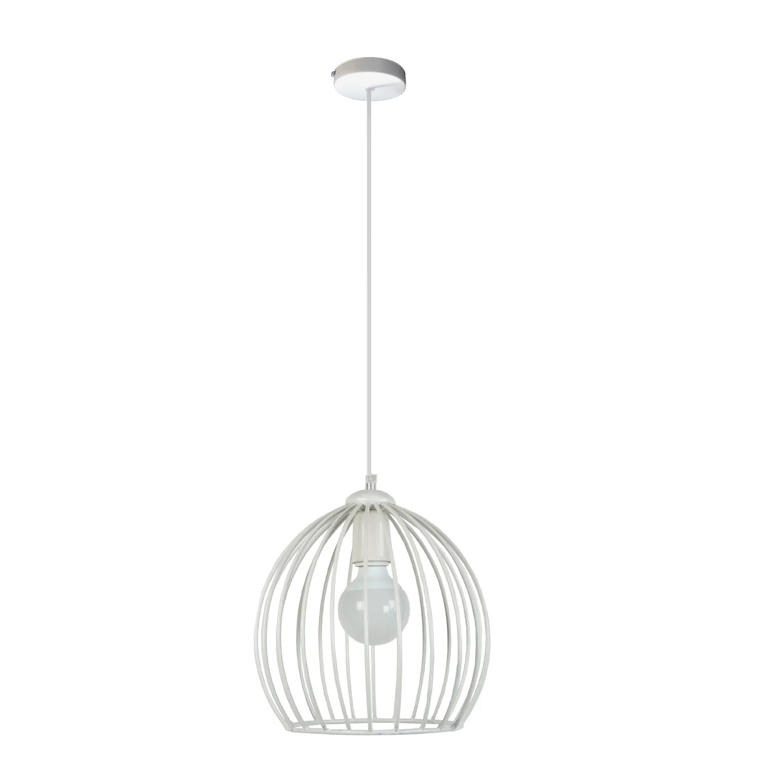 Tosel Grand Ball sospensione globo nero metallo
