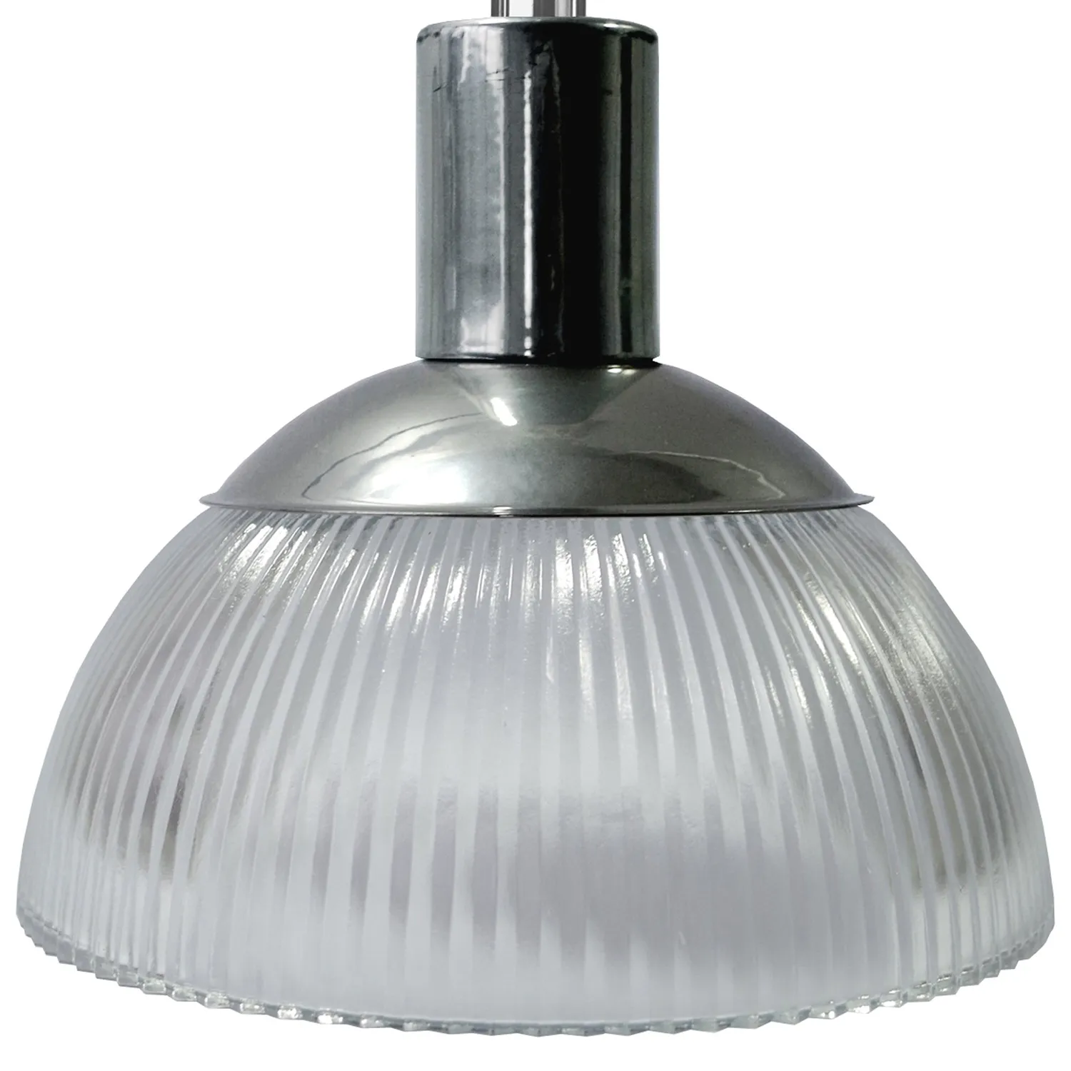Tosel Copenhaga Sospensione 20x100 cm Bianco Vetro