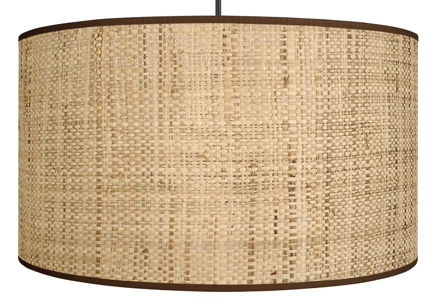 Tosel Cochin sospensione cilindrica paglia multicolore 40x100cm
