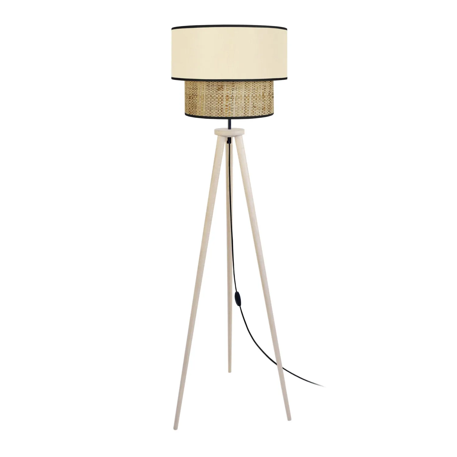 Tosel Cochin T piantana treppiede naturale verde 162 cm