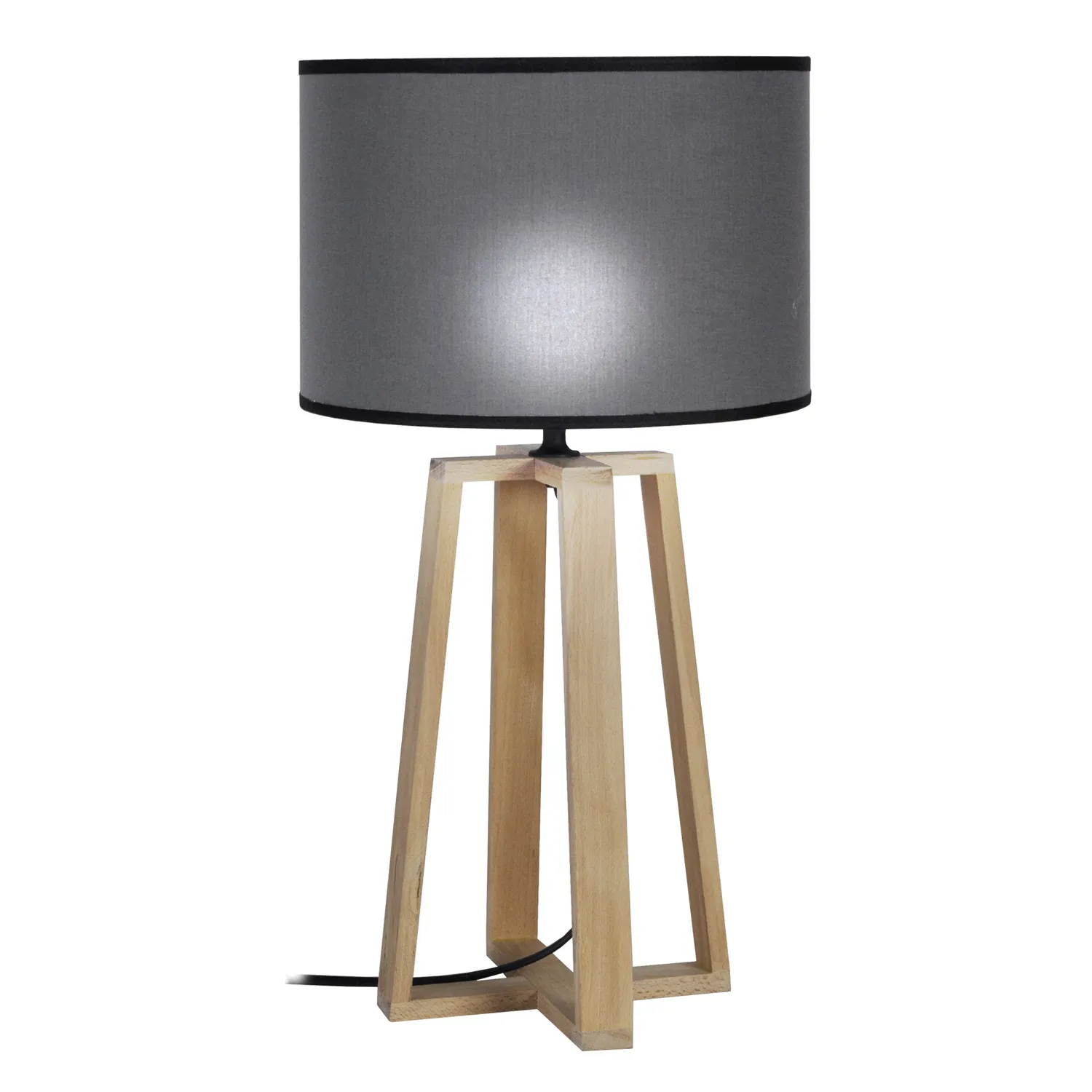 Tosel Manon lampada tavolo 25x50cm naturale grigio