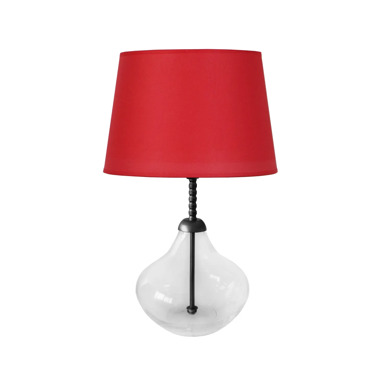 Tosel Delf lampada tavolo bianca 53 cm vetro E27