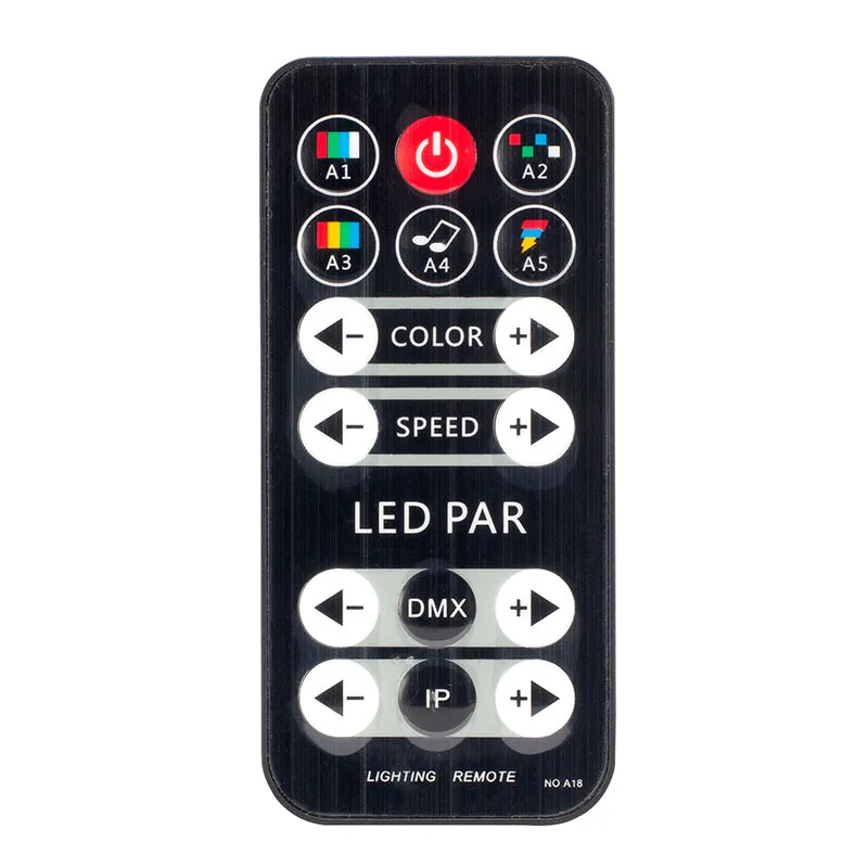 American DJ Mini Par Bar set 4 teste LED par con stativo