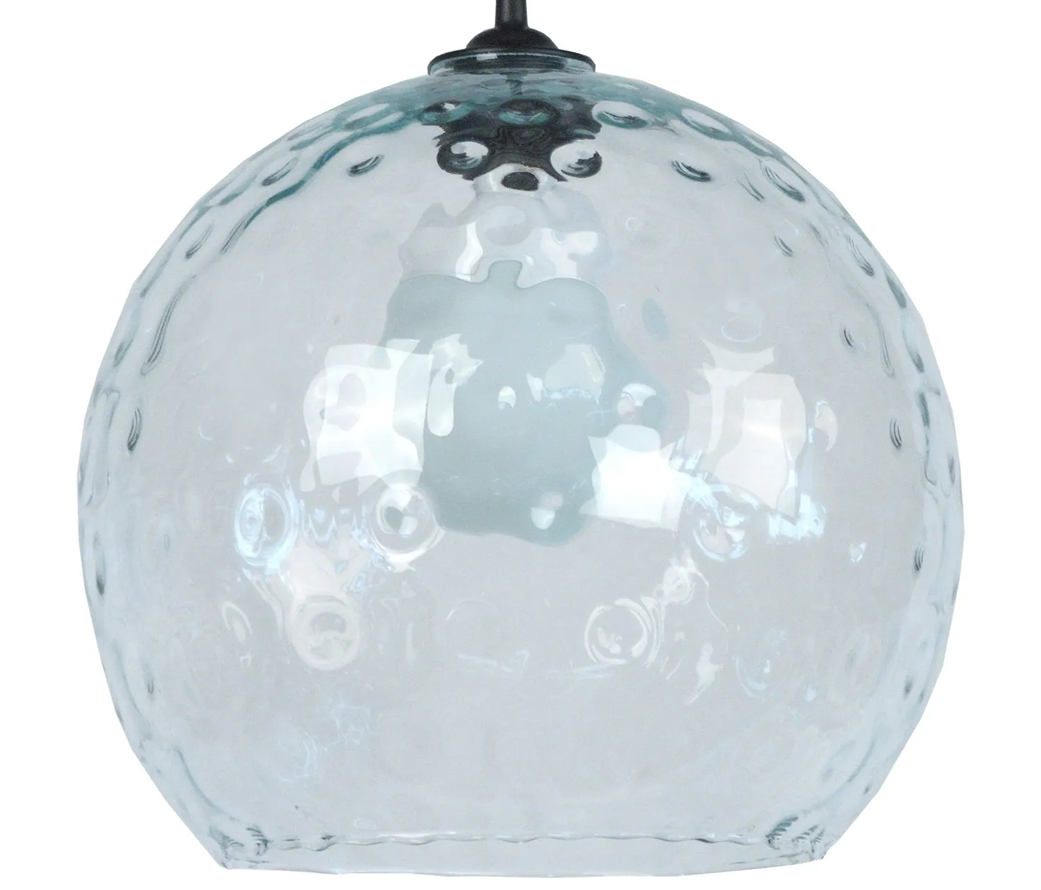 Tosel Globe Optique sospensione vetro trasparente 30x100 cm