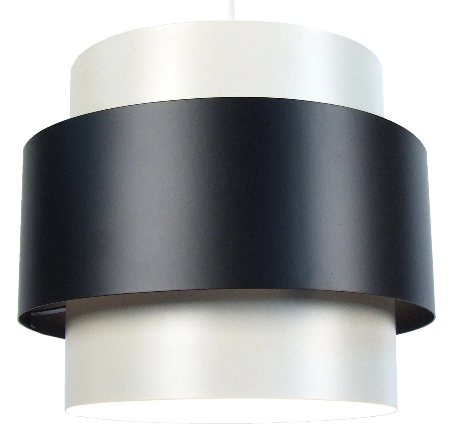 Tosel Sessanta sospensione 30x100 cm nera metallo