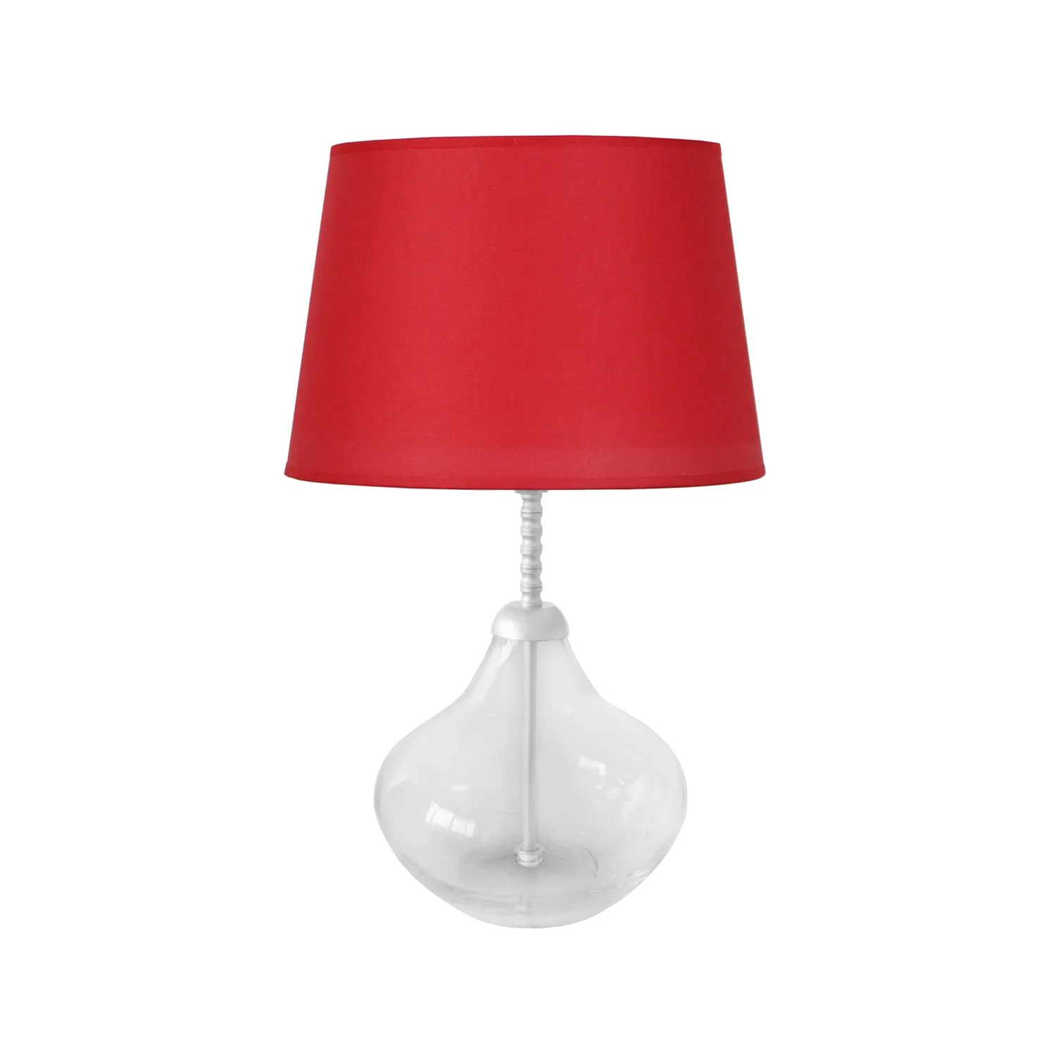 Tosel Delf lampada tavolo bianca 53 cm vetro E27